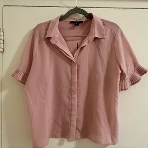 French Connection Blush Pink Blouse